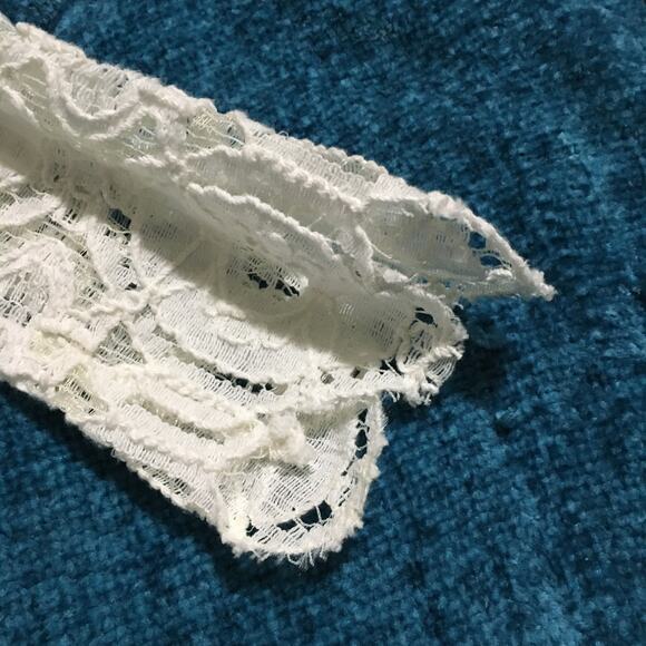 Sam & Lavi off-white lace cardigan made in the USA medium Neutral - Picture 3 of 12